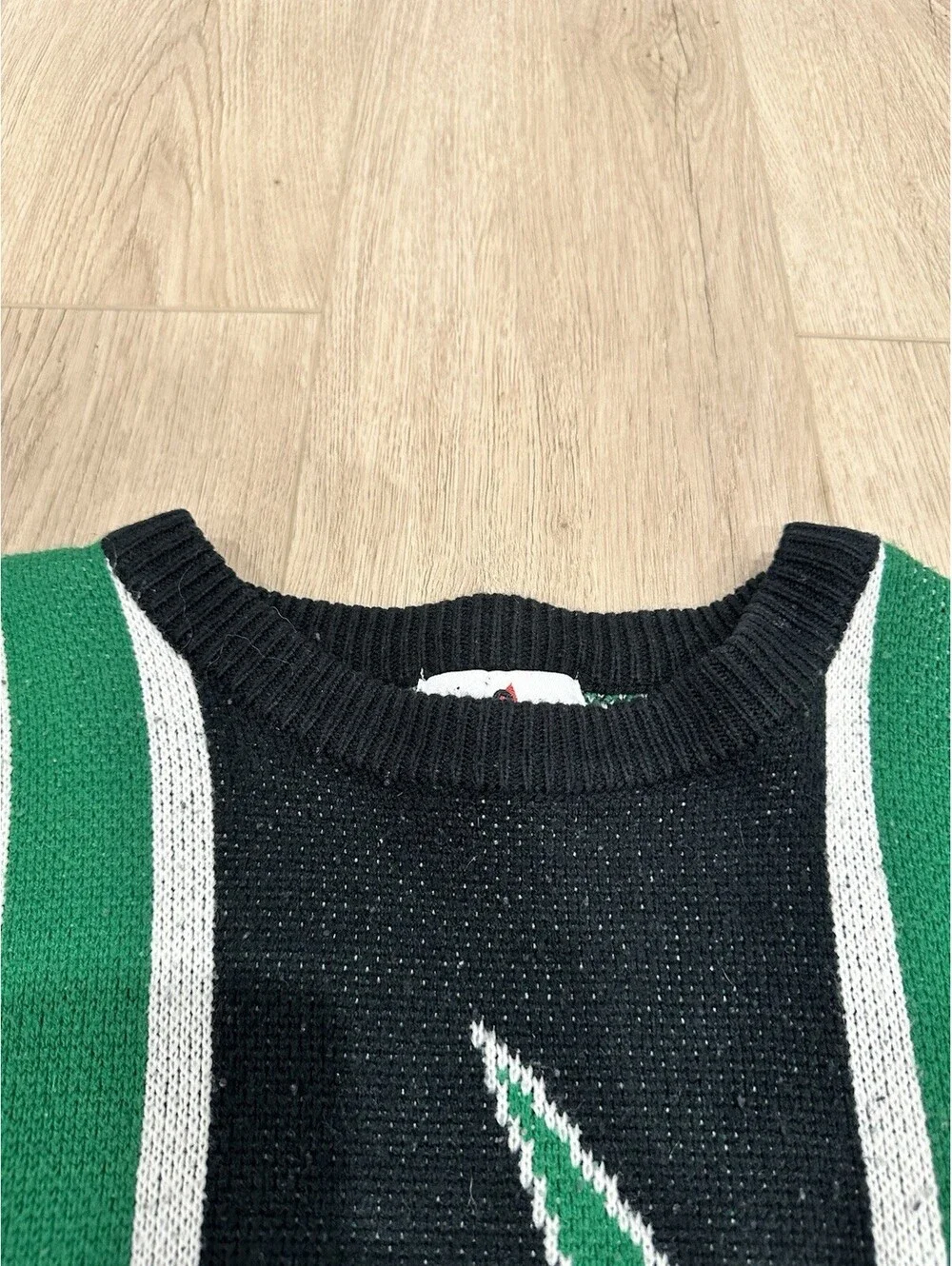 Vintage New Jersey Jets Sweater Mens Large Multicolor Football NFL